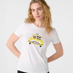 Karl Lagerfeld Women's Taxi Cab T-Shirt